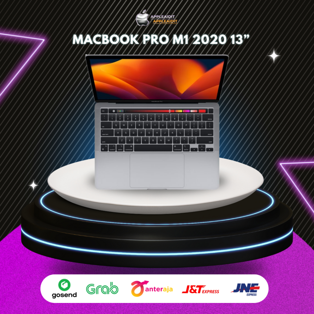 Macbook Pro M1 2020 Touchbar 13" RAM 8/16GB SSD 256/512/1TB SECOND