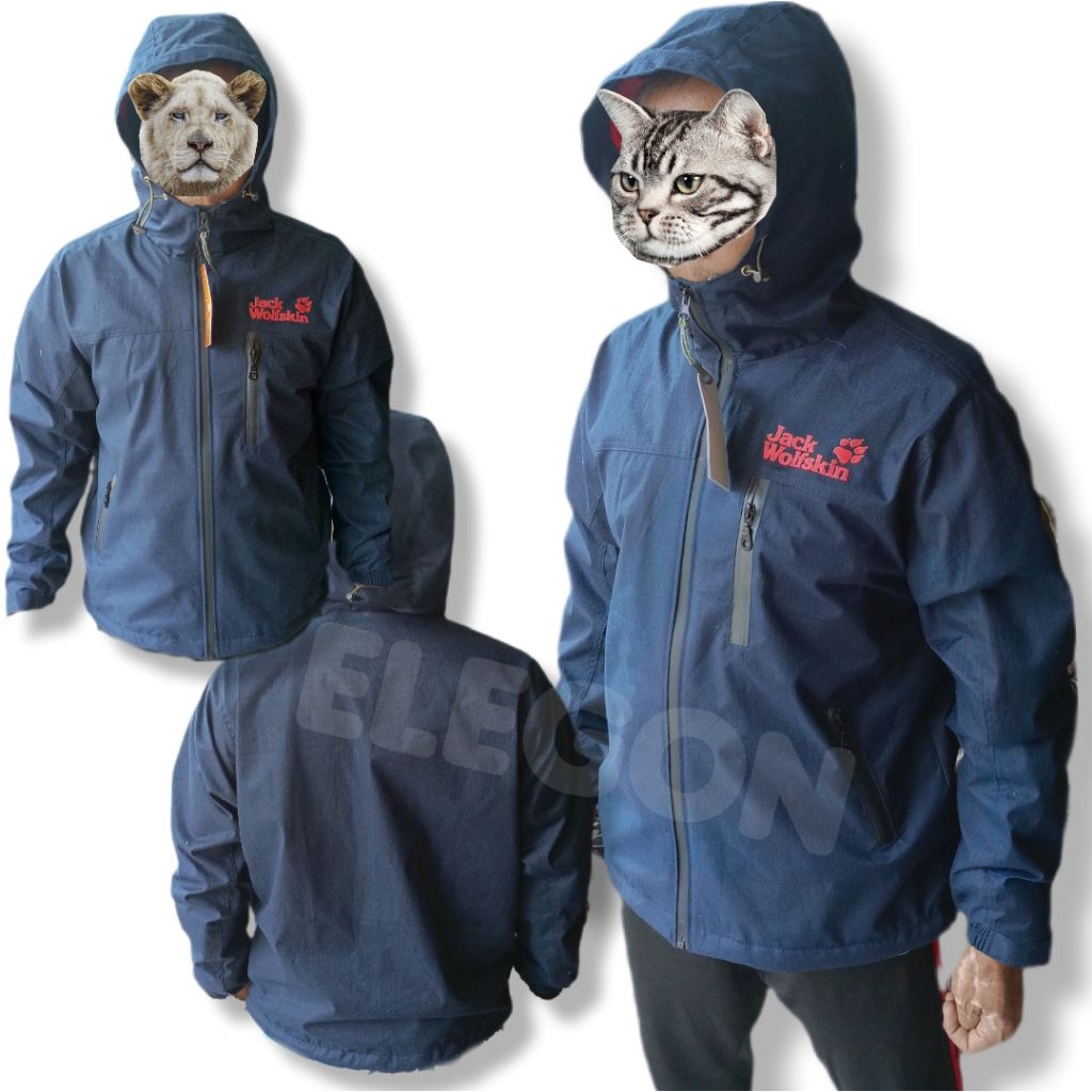Jaket Gunung Hiking Pendaki - Jaket Trekking Outdoor Summits Windbreaker Jws