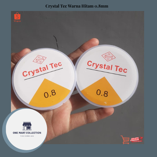 Crystal Tec Warna Hitam 0.8mm