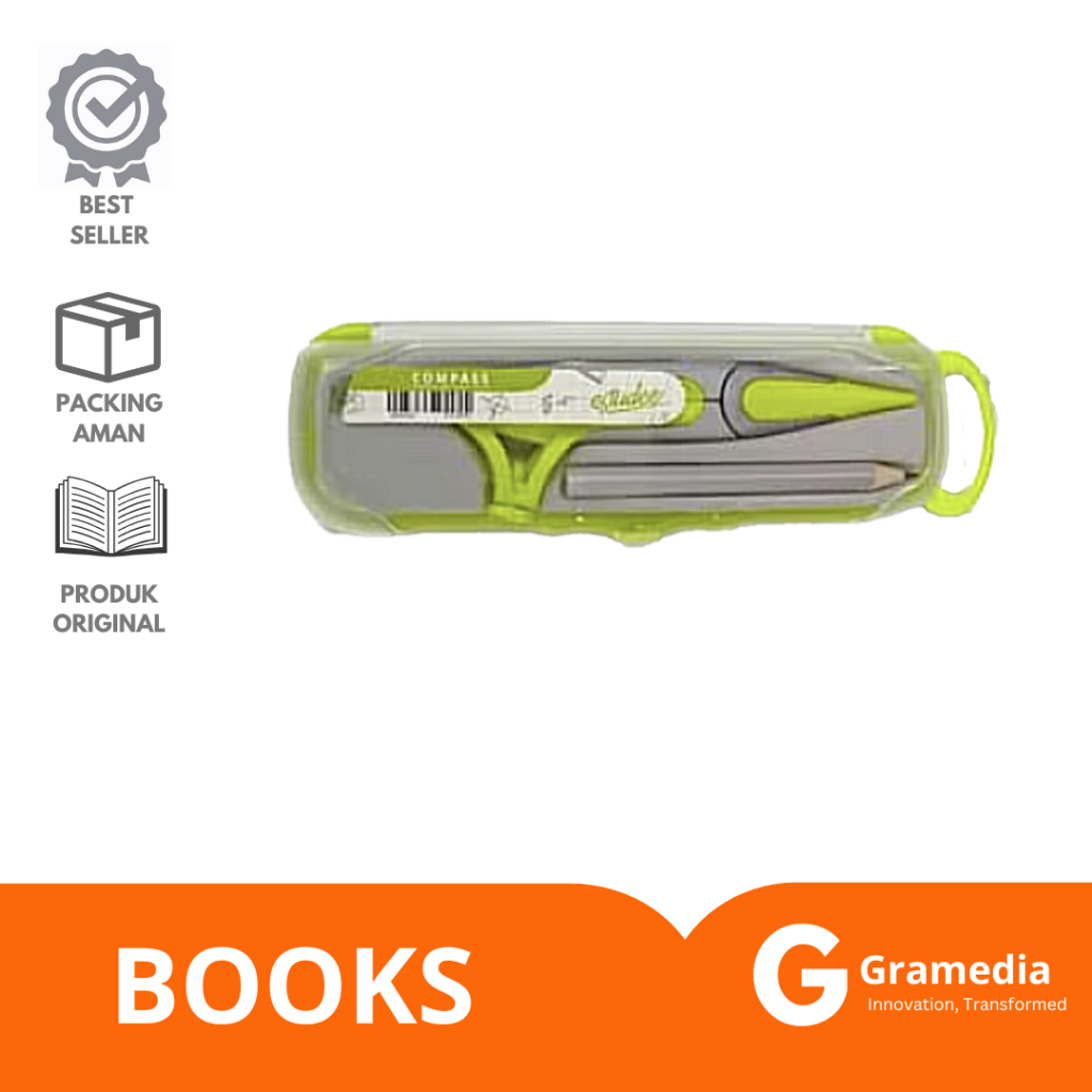 

Gramedia Lampung - Jangka Estudee Compass Pencil Green