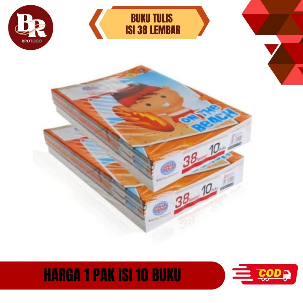 

[BROTOCO] Buku Tulis SiDu Isi 38 Lembar (Harga 1 Pack Isi 10 Buku)