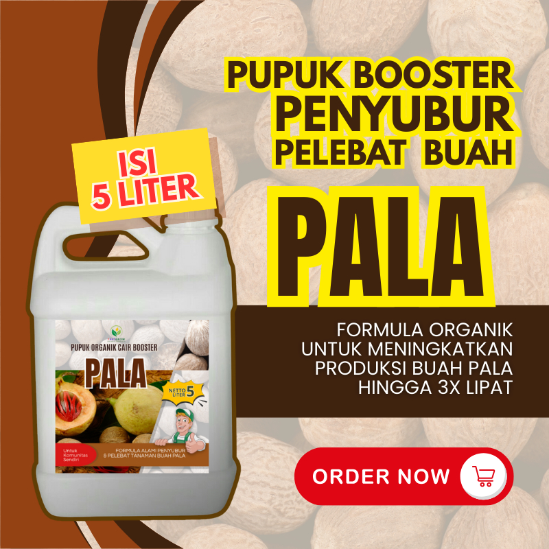 5 Liter Pupuk Pala Buah Pala Pelebat Buah Pala Pembesar Buah Pala Anti Rontok  Booster Pala ZPT