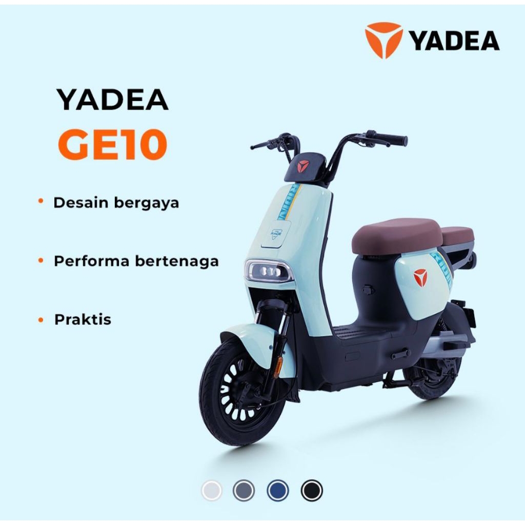 Yadea GE10 Sepeda Listrik Electric Vehicle EV 350W Garansi 2 Tahun