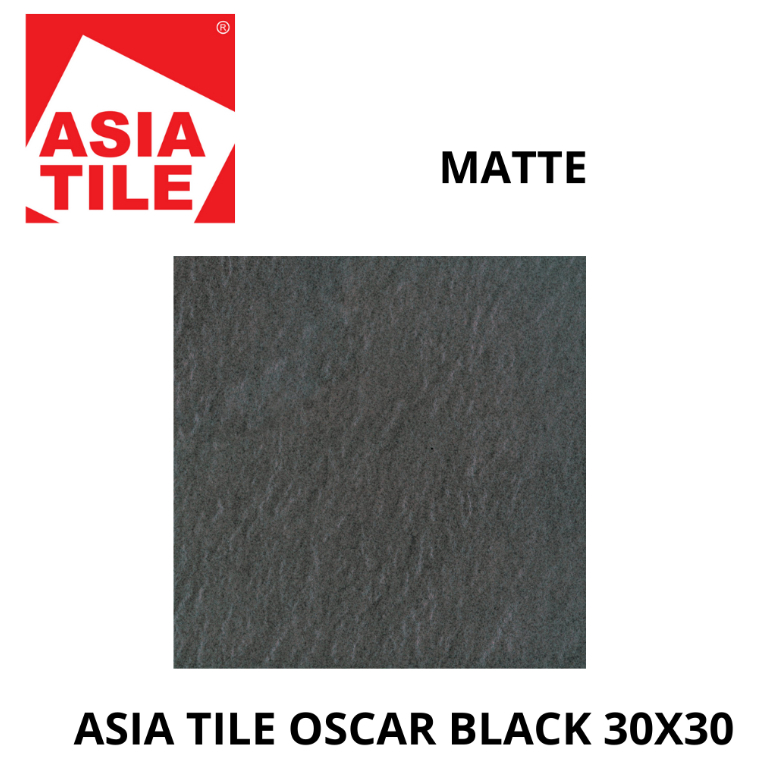 ASIA TILE OSCAR BLACK, OSCAR GREY DAN OSCAR BROWN 30X30
