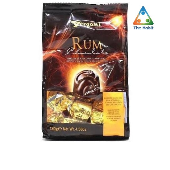 

(The Habit) VERGANI RUM CHOCOLATE 130G ITALY