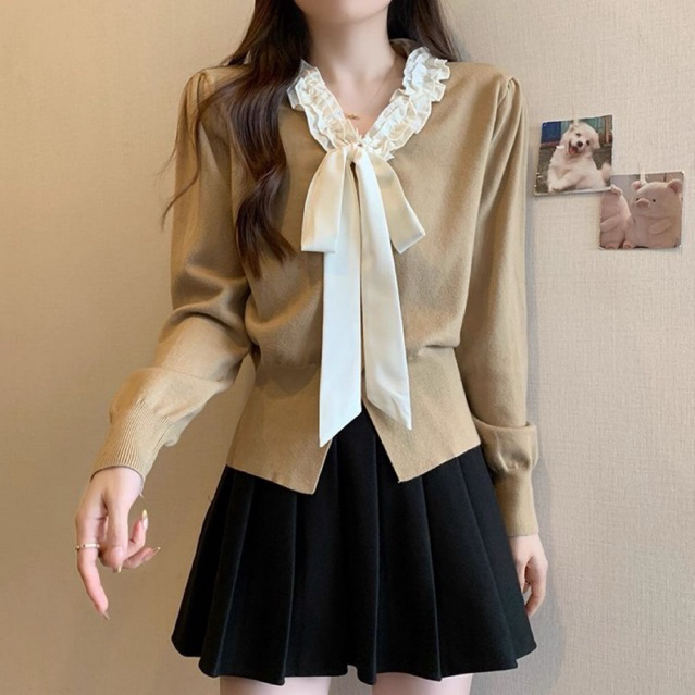 Silly top Rajut korean style Rajut import rajut bangkok rajut atasan wanita cardigan korean style ca