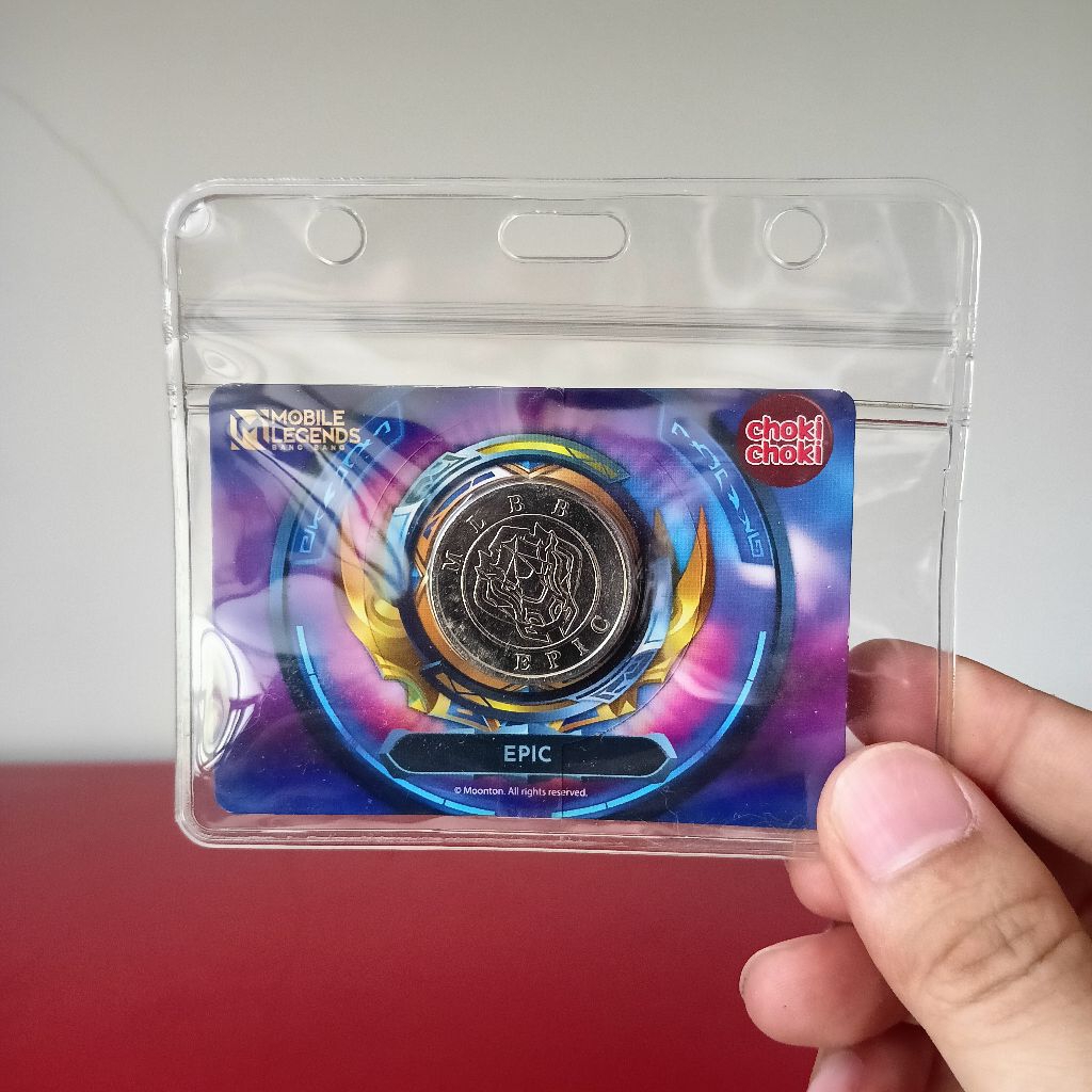 Mobile Legend Bang Bang OFFICIAL COIN Epic RANK ( MLBB x Choki-Choki)