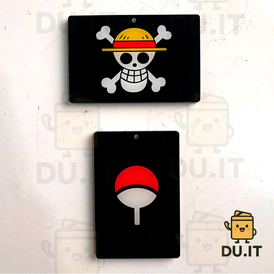 Gantungan Flazz / e-money Holder One Piece & Uchiha Clan