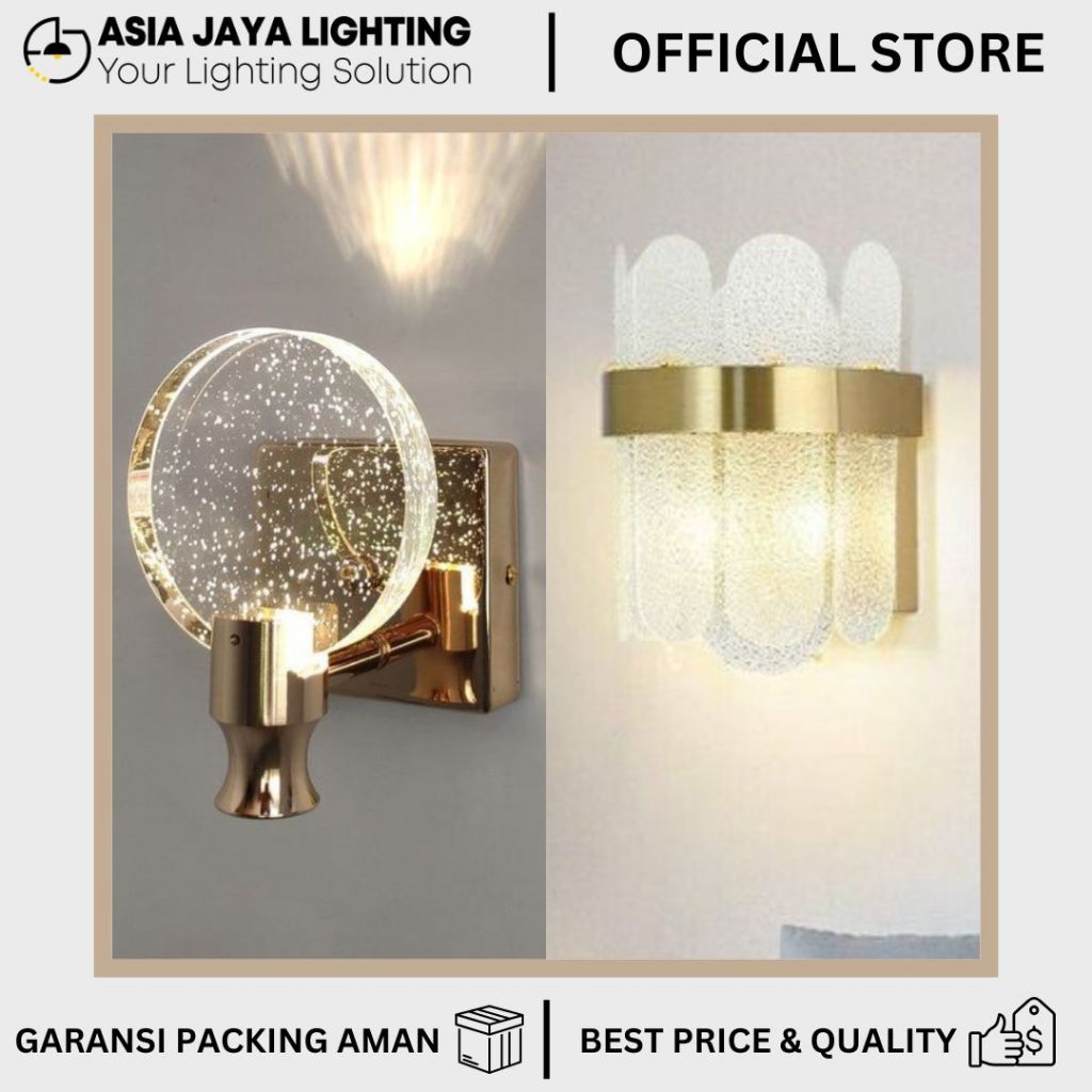 LAMPU DINDING INDOOR / NAKAS KAMAR / WALL MOULDING / NAKAS TIDUR MODERN MINIMALIS 60039 / 60055