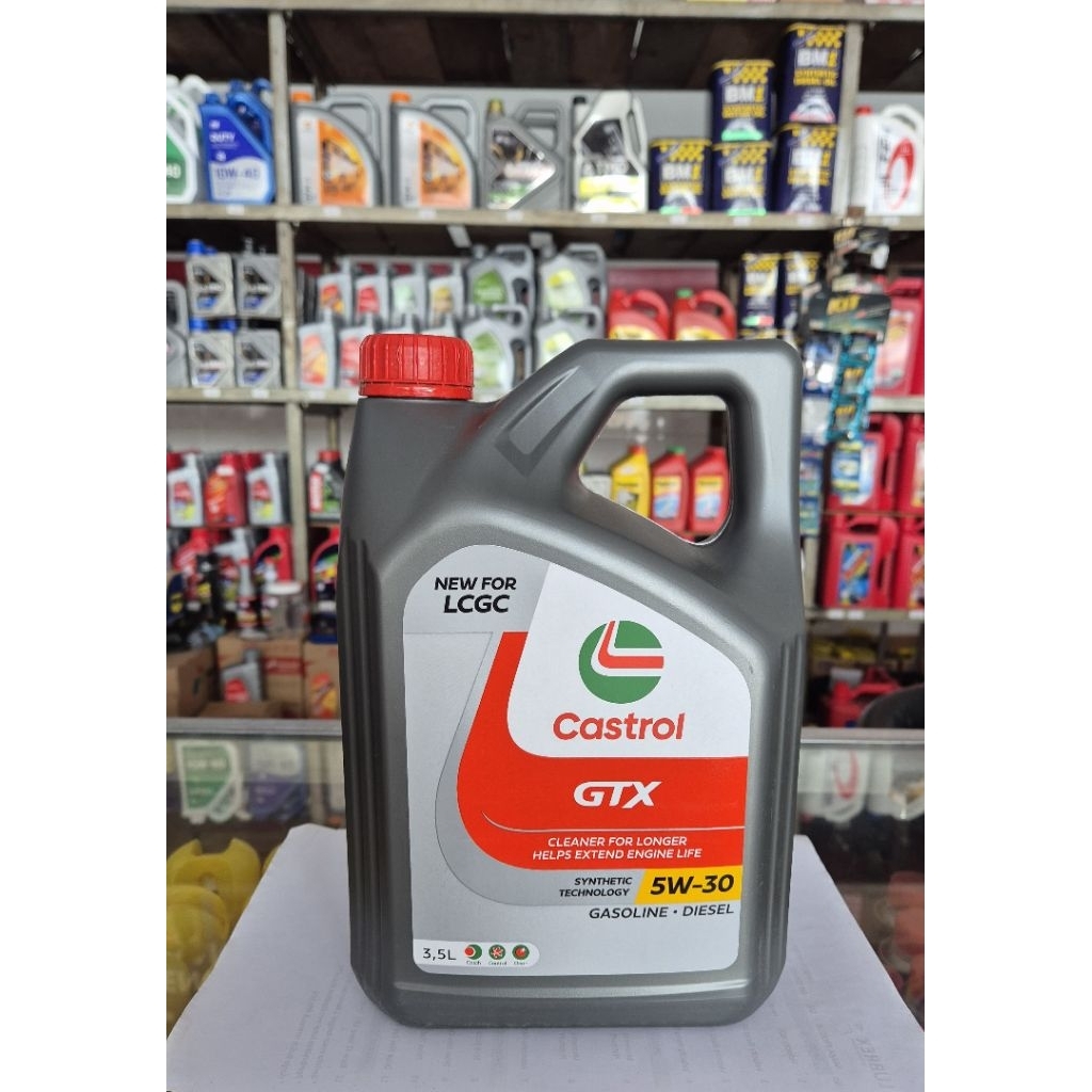Oli mesin Castrol GTX 5W-30 LCGC 3,5 liter