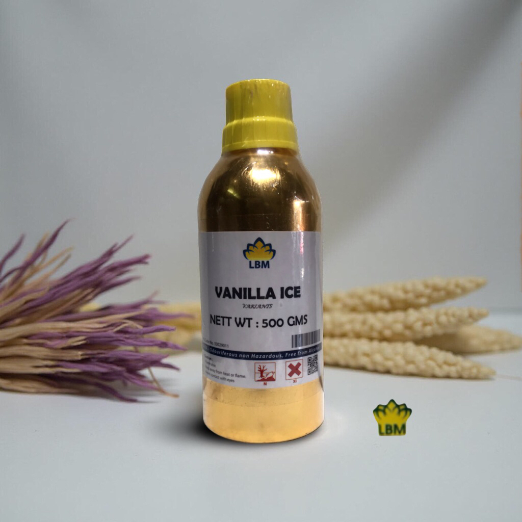 

Vanilla Ice Bibit Parfum LBM Fragrance Kemasan Segel 500gr