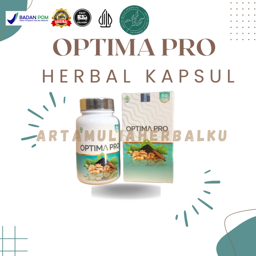 HERBAL BPOM HALAL KAPSUL OPTIMA PRO