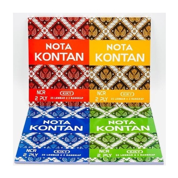 

1 Pack Nota Kontan Besar KIKY NCR 2 ply isi 10 buku