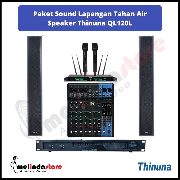 Paket Sound System Lapangan Upacara Speaker Thinuna (Waterproof)