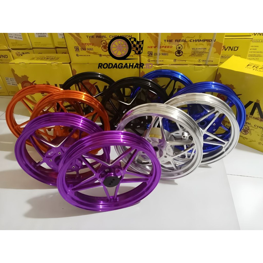 Velg VND Speed Series D Speed V Speed New Speed Ring 14 140x160 Vario/Beat/Mio Set Depan Belakang