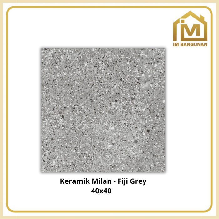 Keramik Milan - Fiji Grey  40x40