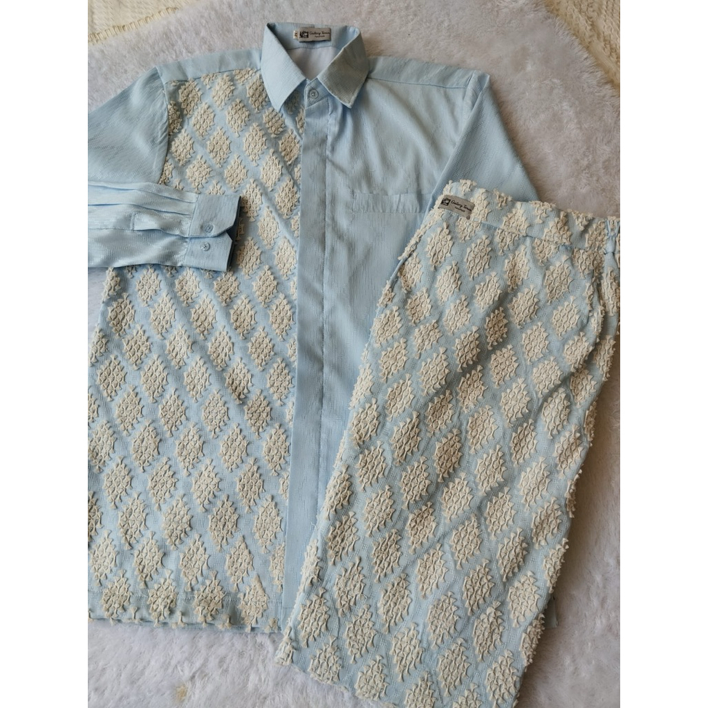 SET COUPLE TENUN BULU KWALITAS PREMIUM