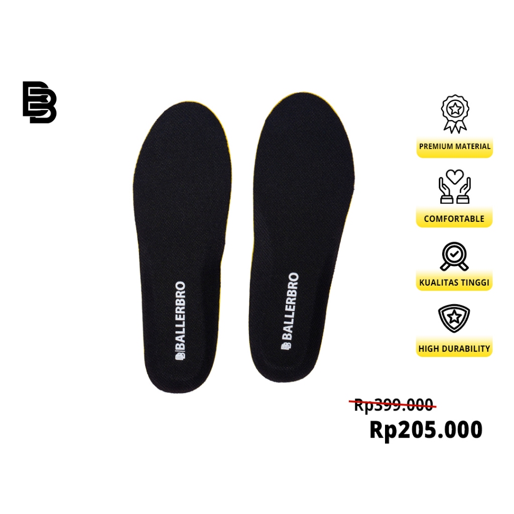 Carbon Insole Ballerbro | Insole Sepatu Basket