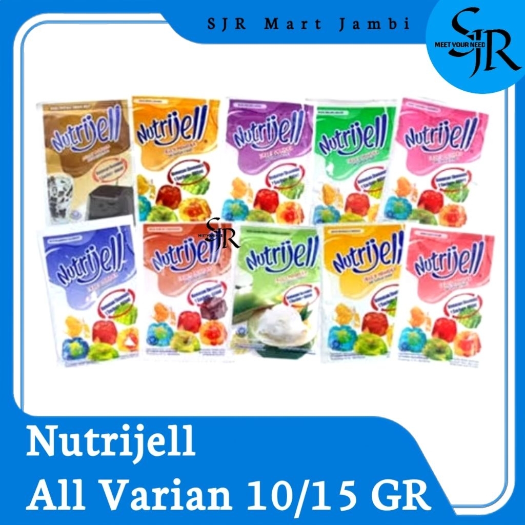 

[Powder] Nutrijell Jelly Powder Kemasan Kecil 10gr - 15gr