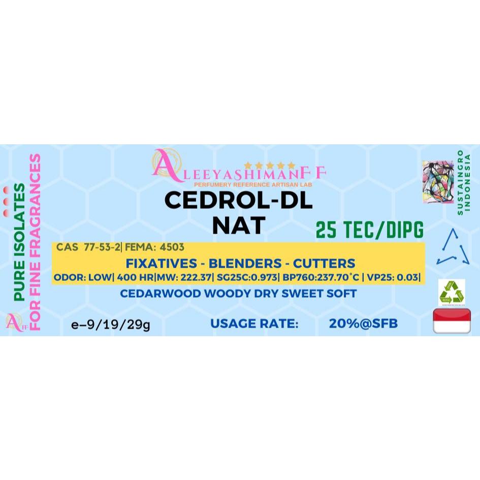 AleeyashimanFF-CDR19 – Cedrol: Pure Isolate and/or Aroma Chemical – Perfumery Professional Material 