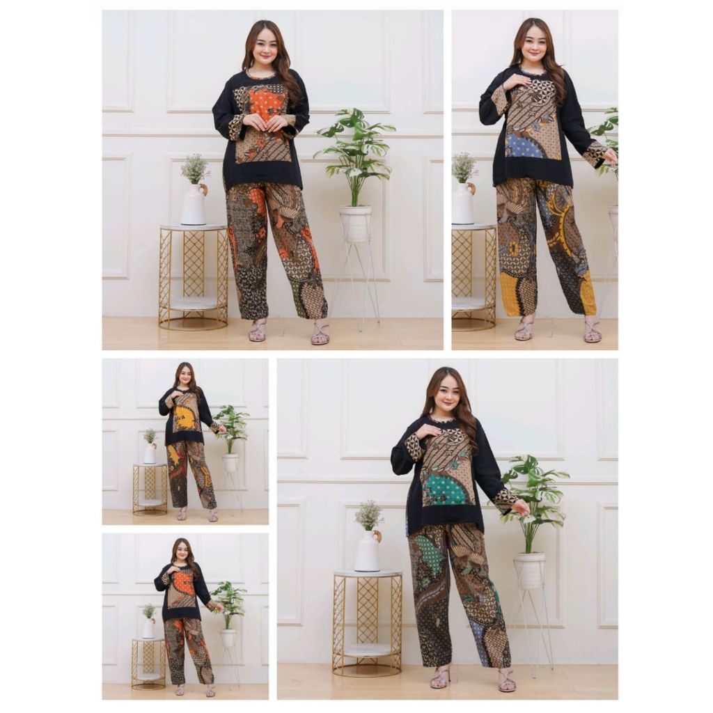 SETELAN PANJANG LD 120 CANTING BAHAN SANTUNG TEBAL ALUS DAN ADEM