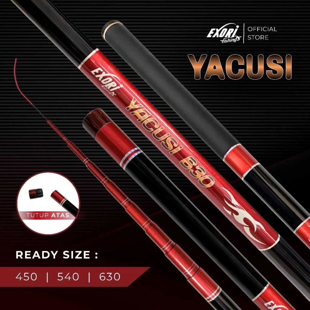 Joran Tegek Exori YACUSI Super Hard Kaku Baronang Galatama Lele