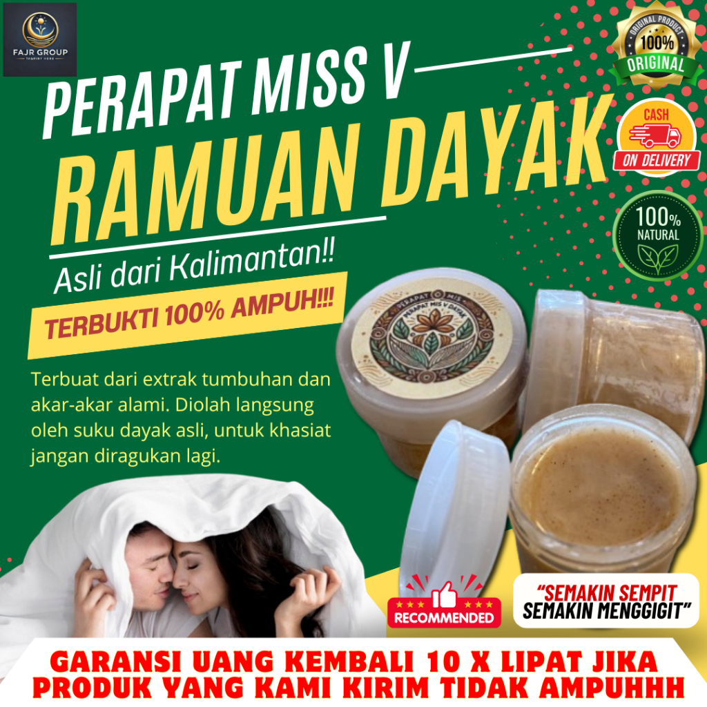 Ramuan Dayak Perapat Miss V Vagina Kembali Rapet Permanen Sempit Perawan Mengatasi Keputihan