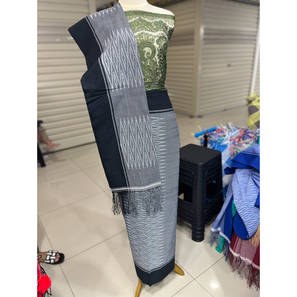 Set Selendang dan Kain Sibolang Rasta Bahan Katun Nyaman untuk Seragaman