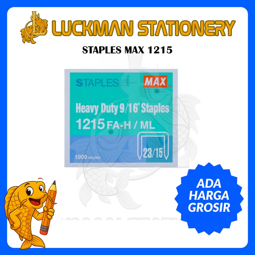 

LUCKMAN STATIONERY - STAPLES MAX 1215
