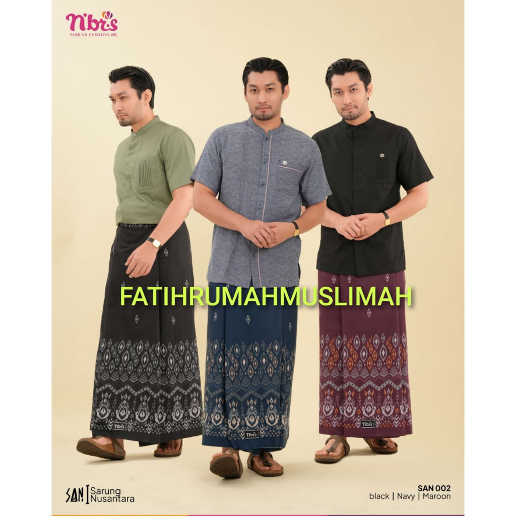 NEW / TERBARU / NIBRAS / SARUNG DEWASA / SARUNG NIBRAS / SARUNG / SAN 002 / SAN 002 / NIBRAS SARUNG