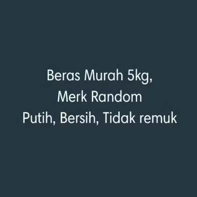 

Beras Murah 5kg