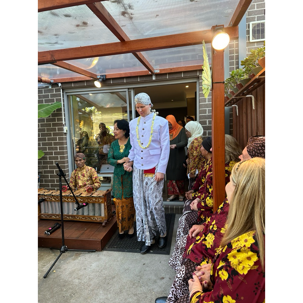 Beskap jogja putih bahan bridal