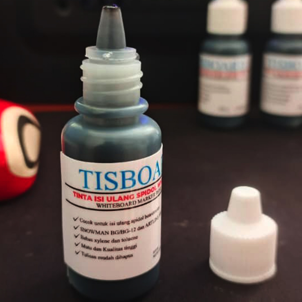 

Tinta Spidol White Board TISBOARD tipe BG atau BG-12 / Refill Sepidol bisa dihapus 20 ML