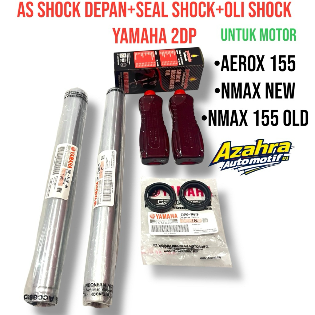 As Shock Depan Pipa Shock Depan+Sil Shock+Oli Shock Yamaha 2DP Aerox 155 Nmax New Nmax 155 OLD