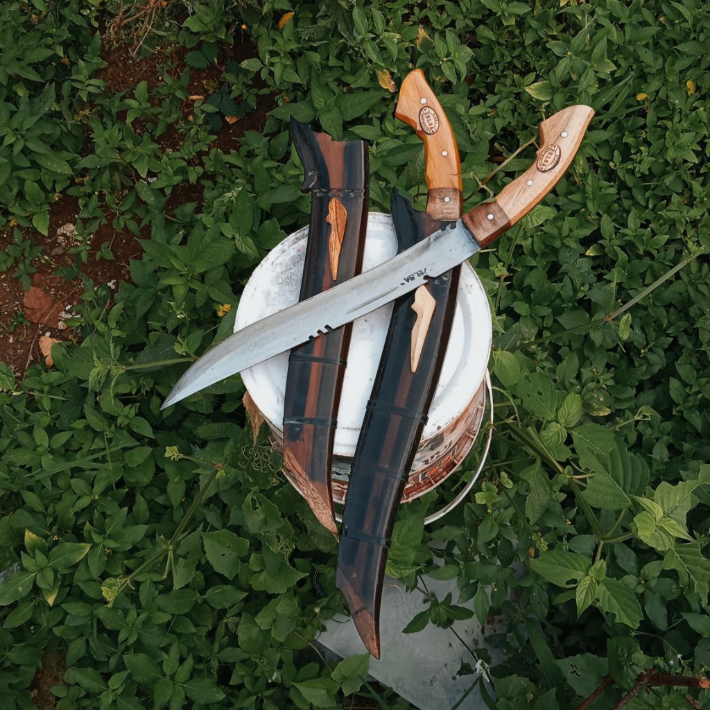 PISAU SEMBELIHAN HEWAN KURBAN/PISAU JAGALAN BAJA PER ZELSA POLET FULL TANG