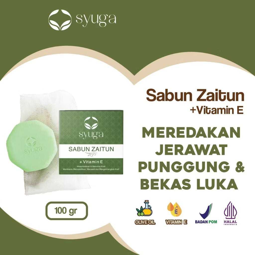 Syuga Sabun Mandi 100Gr - Sabun Mandi Batang - Pemutih Badan - Sabun Pemutih Badan