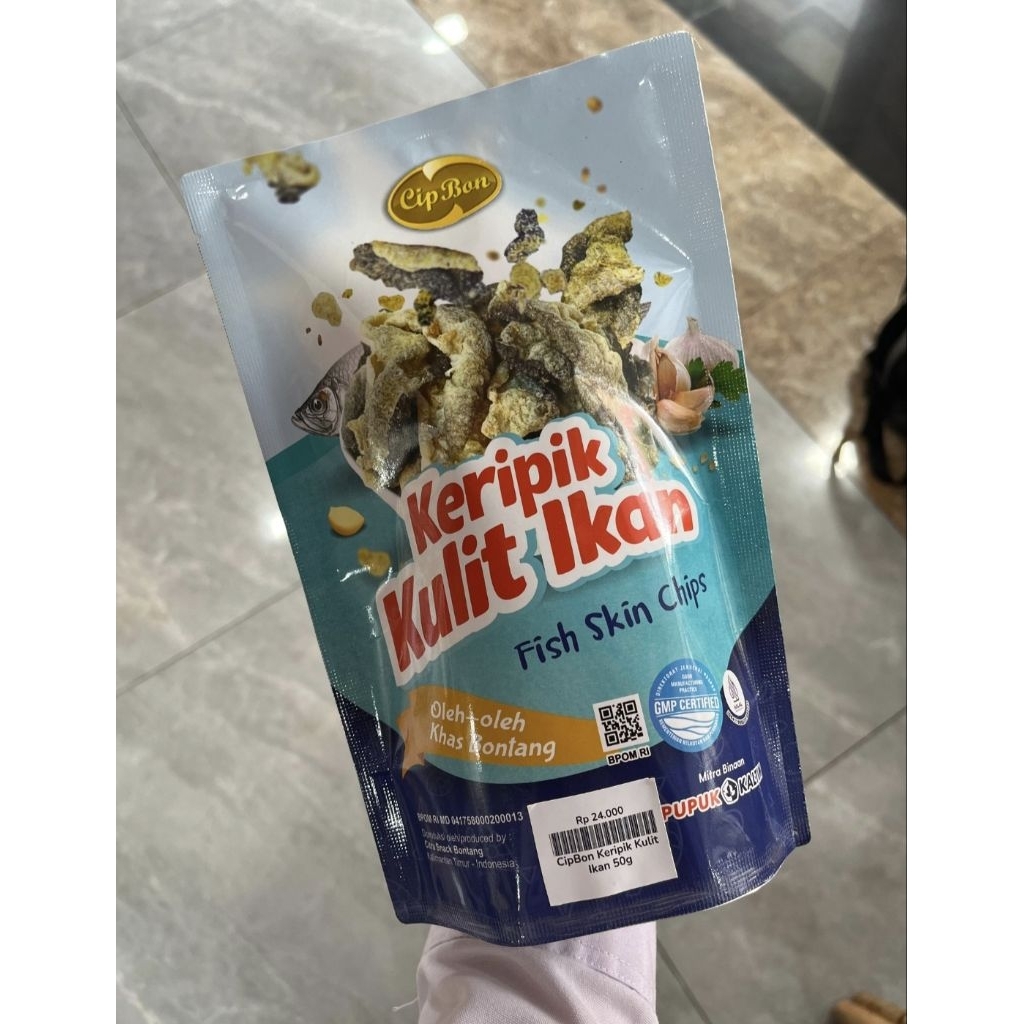 

Keripik Kulit Ikan Crispy 50g - Snack Gurih Renyah Khas Kalimantan Timur