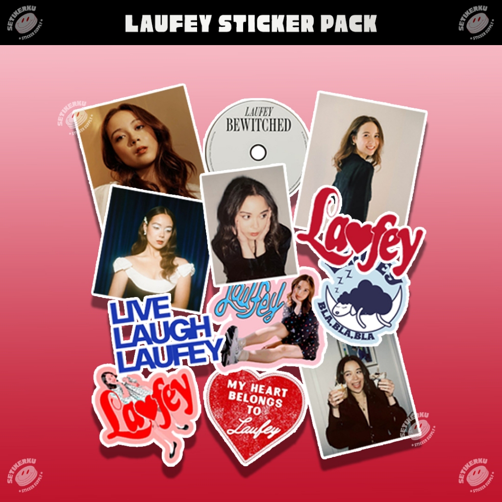 

12pcs LAUFEY Sticker Pack A6 | stiker laufey aesthtetic