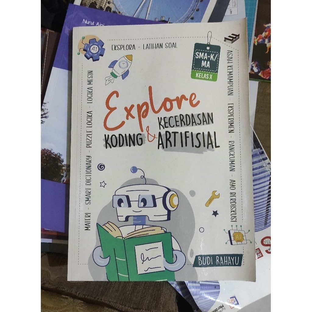 Buku Erlangga Explore Koding & Kecerdasan Artifisial