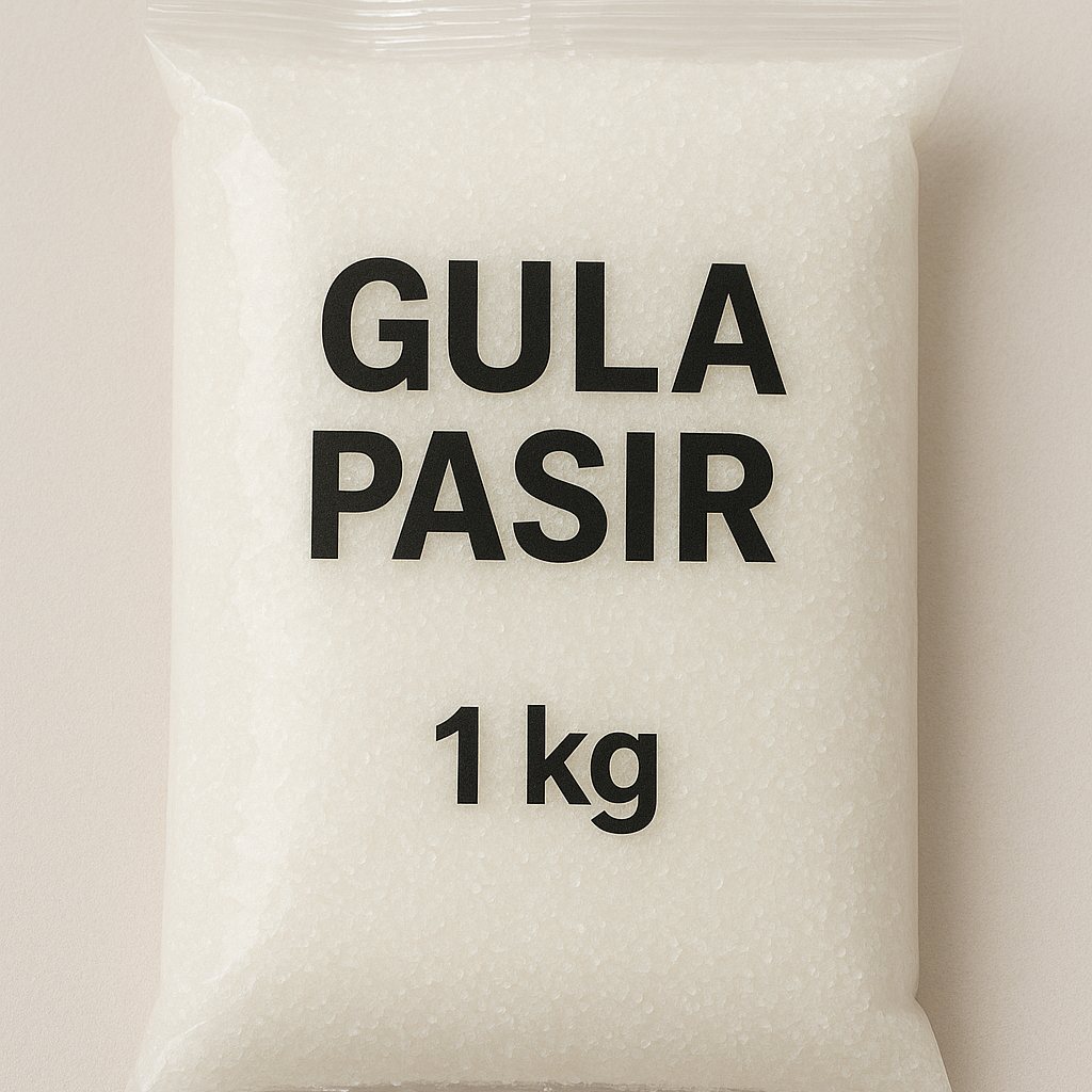 

MURAH !! GULA PASIR PUTIH KEMASAN 1 KG