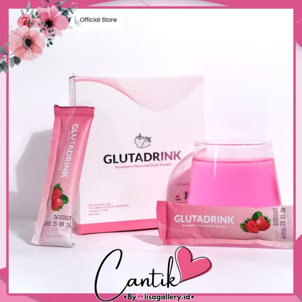 CAN BEAUTY Kolagen Glutadrink - Collagen Drink With Extract Strawberry
