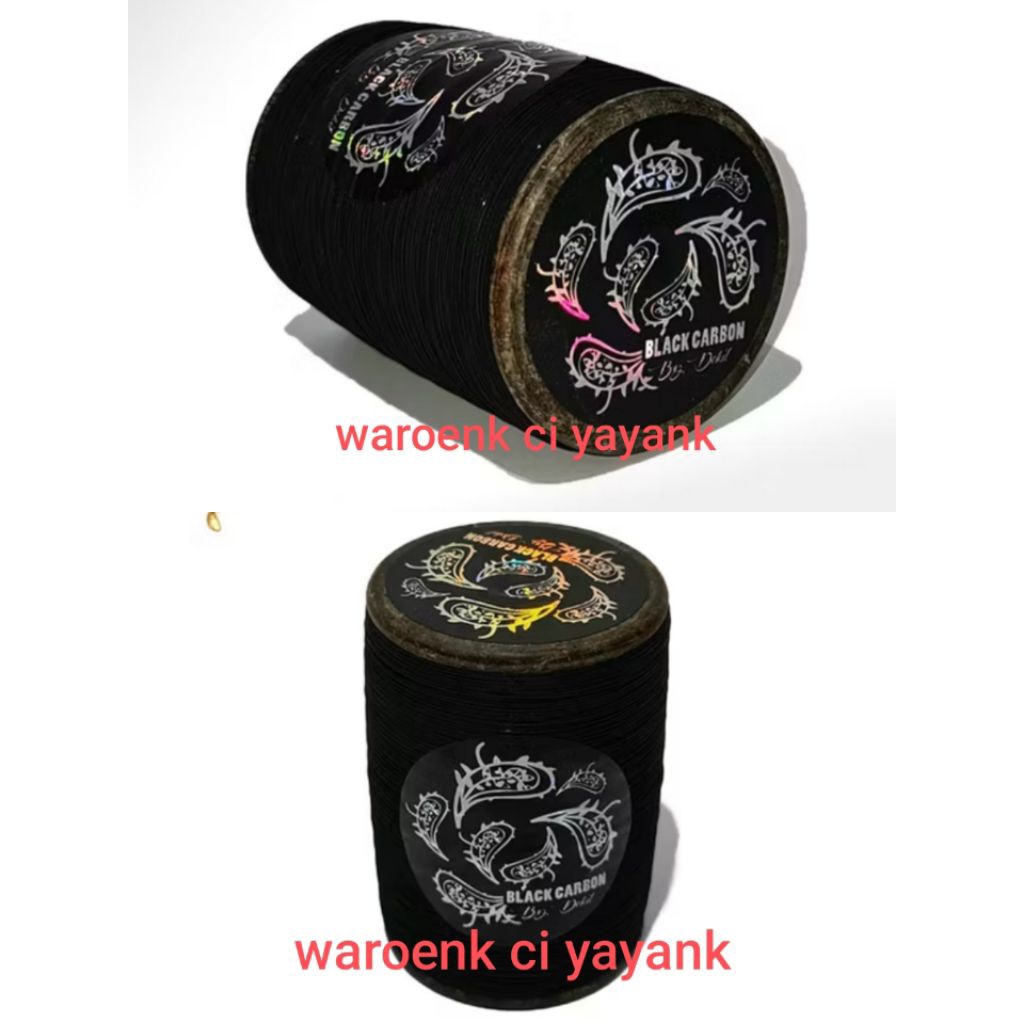 Gelasan Dekil Black Carbon Matot Senar Mati Tournament original klos Kayu 6000 yard