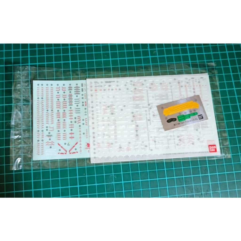 Bandai Water Slide Decal MG Full Armor Unicorn Ver. KA