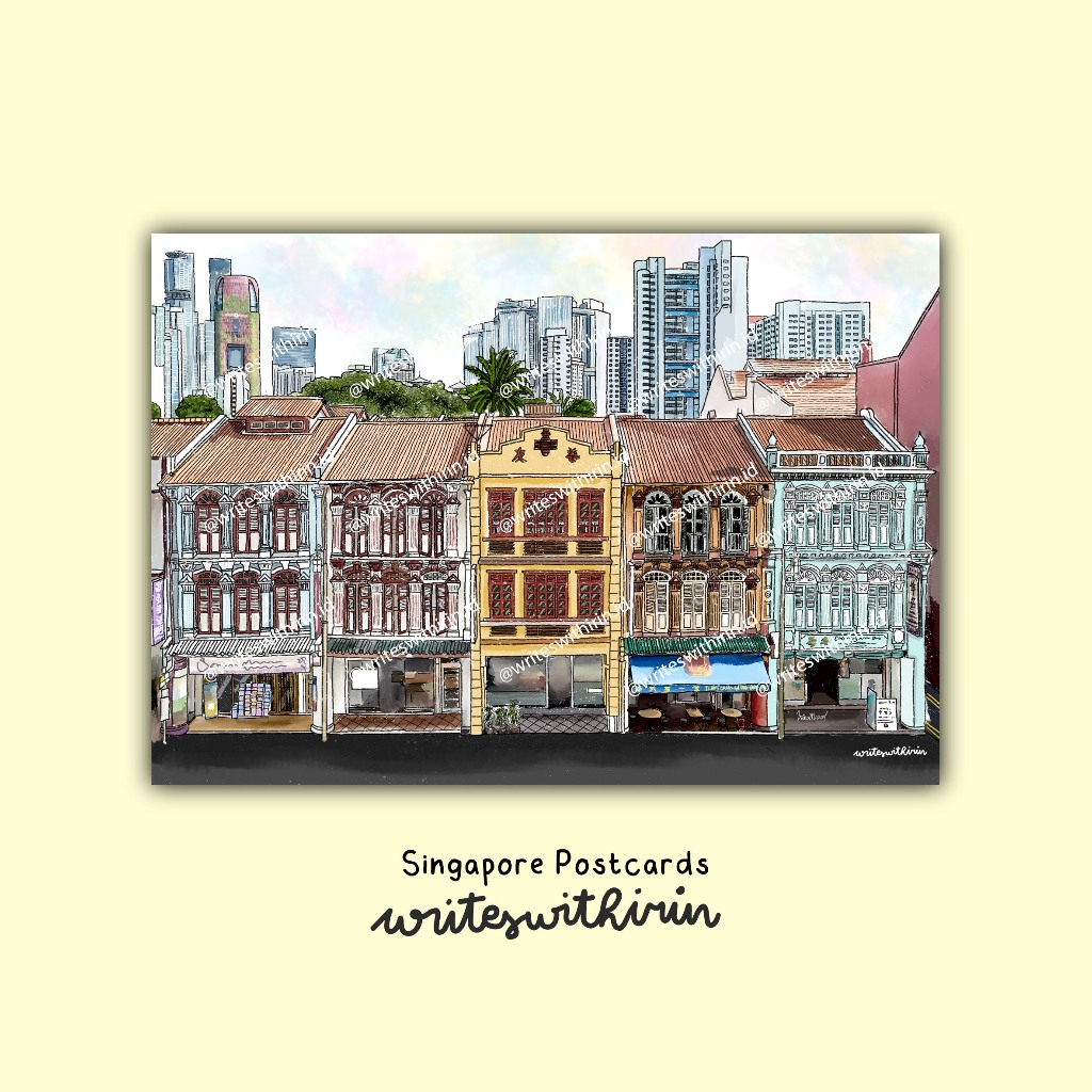 

Little Dot Series Postcard | Singapore Landmark | Sold Individually, min. 5 pcs. (writeswithirin)