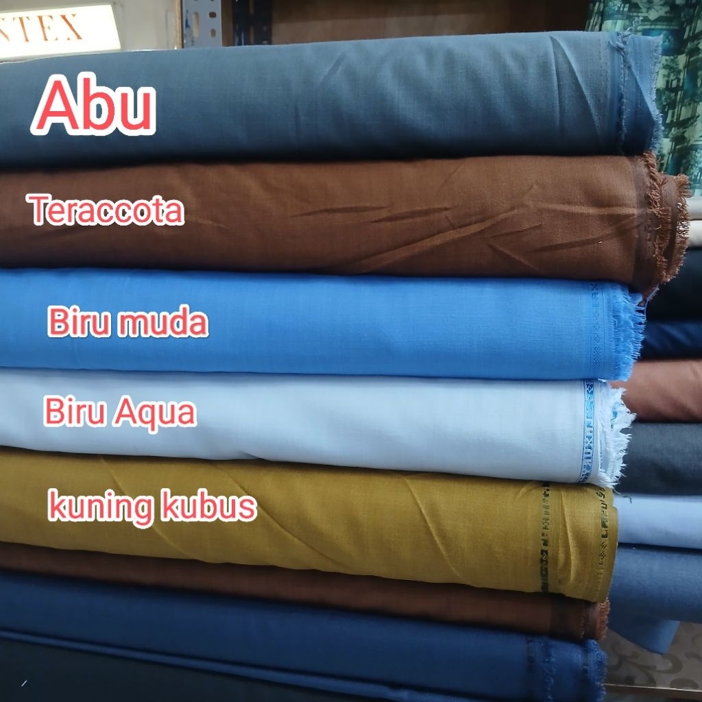 LINEN KATUN/Kain katun Linen Italy/Kain katun Linen premium