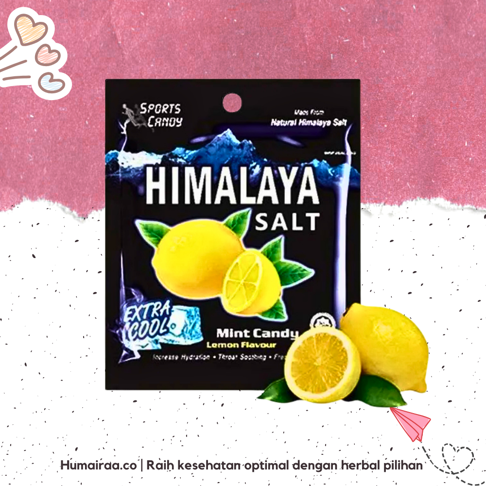 

Himalaya Salt Mint Candy (1 Pcs) 100% ORIGINAL TANPA RAGU OBAT HERBAL BPOM HALAL MUI DINKES PIRT
