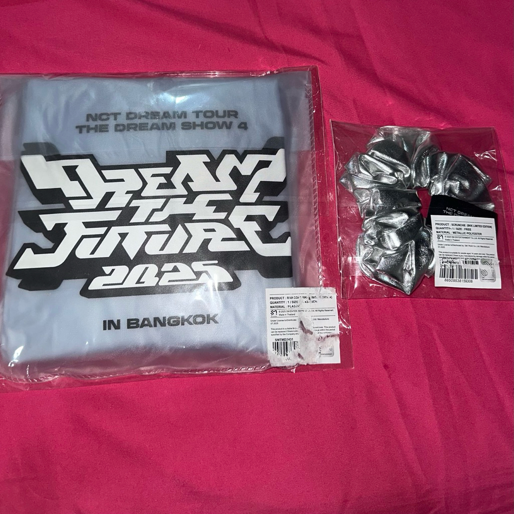 Merchandise NCT Dream The Dream Show 4 Bangkok Thailand Raincoat Scrunchie md tds4 bkk