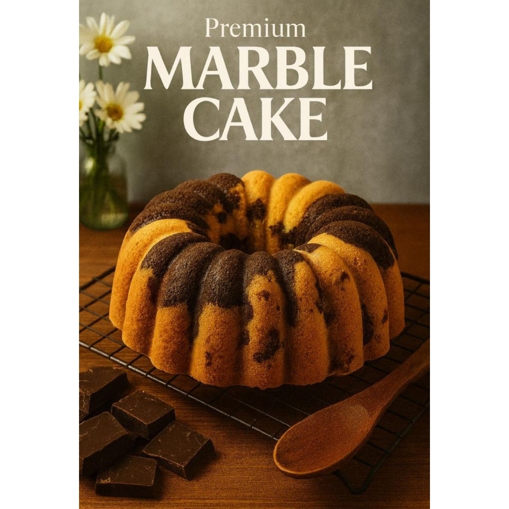 

Marmer Cake coklat