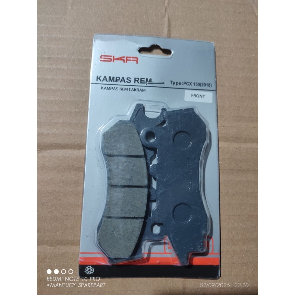 DISCPAD KAMPAS REM  HONDA PCX 150 CBS, ADV 150 CBS, PCX 160 CBS