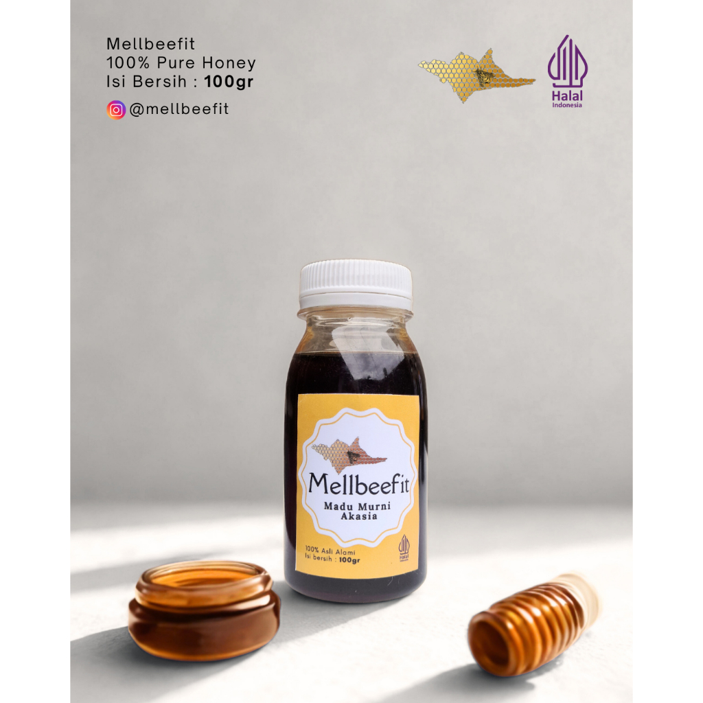 

Madu Asli MellBeeFit 100gr – Madu Ternak Lebah Akasia Murni